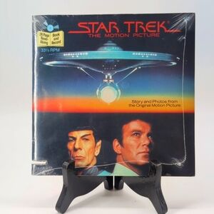 Star Trek The Motion Picture Book And Record Set Sealed